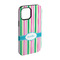 Grosgrain Stripe iPhone 15 Pro Tough Case - Angle