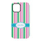 Grosgrain Stripe iPhone 15 Pro Tough Case - Back