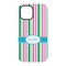 Grosgrain Stripe iPhone 15 Tough Case - Back