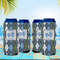 Blue Argyle 16oz Can Sleeve - Set of 4 - LIFESTYLE