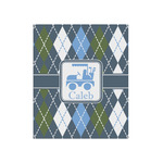 Blue Argyle Poster - Matte - 20x24 (Personalized)