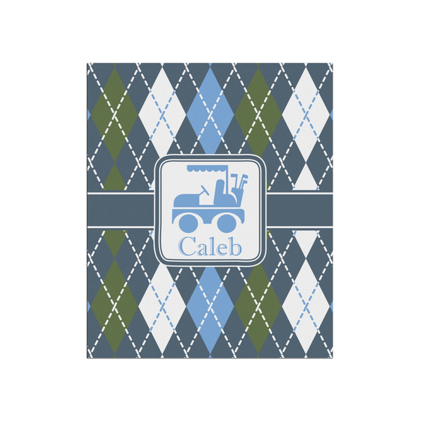 Custom Blue Argyle Poster - Matte - 20x24 (Personalized)