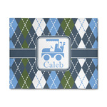 Blue Argyle 8' x 10' Patio Rug (Personalized)