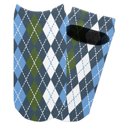 Blue Argyle Adult Ankle Socks