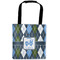 Blue Argyle Car Bag - Main