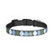 Blue Argyle Dog Collar - Small - Front