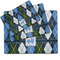 Blue Argyle Dog Food Mat - MAIN (sm, med, lrg)