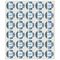 Blue Argyle Drink Topper - XSmall - Set of 30