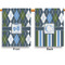 Blue Argyle Garden Flags - Large - Double Sided - APPROVAL