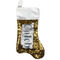 Blue Argyle Gold Sequin Stocking - Front