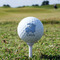 Blue Argyle Golf Ball - Branded - Tee Alt