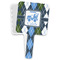 Blue Argyle Hand Mirrors - Front/Main