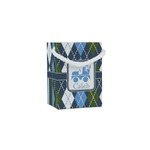 Blue Argyle Jewelry Gift Bags - Gloss (Personalized)