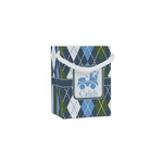 Blue Argyle Jewelry Gift Bags - Matte (Personalized)