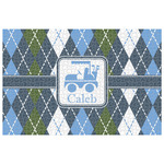 Blue Argyle Jigsaw Puzzle - 1000-piece (Personalized)