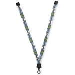 Blue Argyle Lanyard (Personalized)