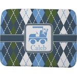 Blue Argyle Memory Foam Bath Mat - 48"x36" (Personalized)