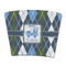 Blue Argyle Party Cup Sleeves - without bottom - FRONT (flat)