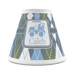 Blue Argyle Chandelier Lamp Shade (Personalized)