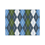 Blue Argyle Medium Tissue Papers Sheets - Heavyweight