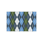 Blue Argyle Small Tissue Papers Sheets - Heavyweight