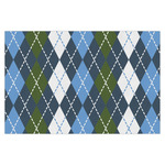 Blue Argyle X-Large Tissue Papers Sheets - Heavyweight