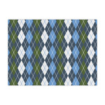 Blue Argyle Tissue Paper Sheets