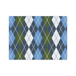 Blue Argyle Medium Tissue Papers Sheets - Lightweight