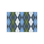 Blue Argyle Small Tissue Papers Sheets - Lightweight