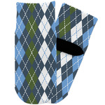 Blue Argyle Toddler Ankle Socks