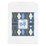 Blue Argyle Treat Bag (Personalized)