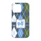 Blue Argyle iPhone 13 Case - Back