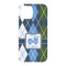 Blue Argyle iPhone 15 Pro Case - Back