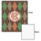 Brown Argyle 20x24 - Matte Poster - Front & Back