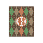 Brown Argyle Poster - Matte - 20x24 (Personalized)