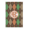 Brown Argyle 20x30 - Matte Poster - Front View