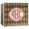 Brown Argyle 3-Ring Binder Main- 3in