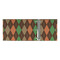 Brown Argyle 3 Ring Binders - Full Wrap - 3" - OPEN INSIDE