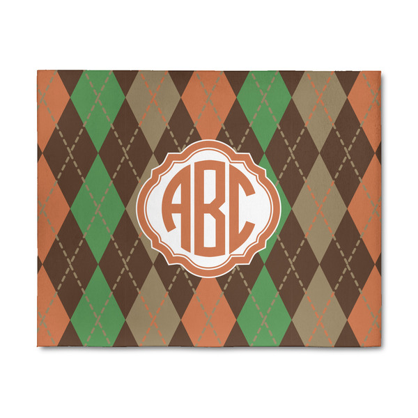 Custom Brown Argyle 8' x 10' Patio Rug (Personalized)