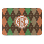 Brown Argyle Anti-Fatigue Kitchen Mat (Personalized)