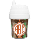 Brown Argyle Baby Sippy Cup (Personalized)