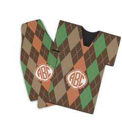 Brown Argyle Bottle Cooler (Personalized)