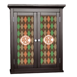 Brown Argyle Cabinet Decal - Small (Personalized)