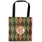 Brown Argyle Car Bag - Main