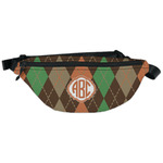 Brown Argyle Fanny Pack - Classic Style (Personalized)