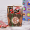 Brown Argyle French Fry Favor Box - w/ Treats View