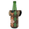 Brown Argyle Jersey Bottle Cooler - ANGLE (on bottle)