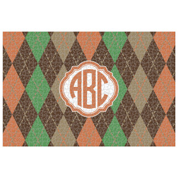 Brown Argyle 1014 pc Jigsaw Puzzle (Personalized)