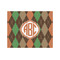 Brown Argyle Jigsaw Puzzle 500 Piece - Front