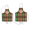 Brown Argyle Kid's Aprons - Comparison